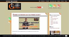 Desktop Screenshot of instinctguitare.com